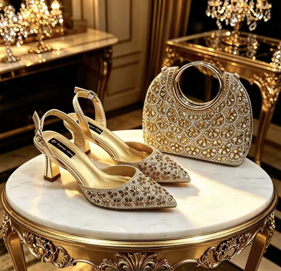 Ensemble escarpin et sac à main