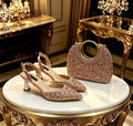 Ensemble escarpin et sac à main pour femme