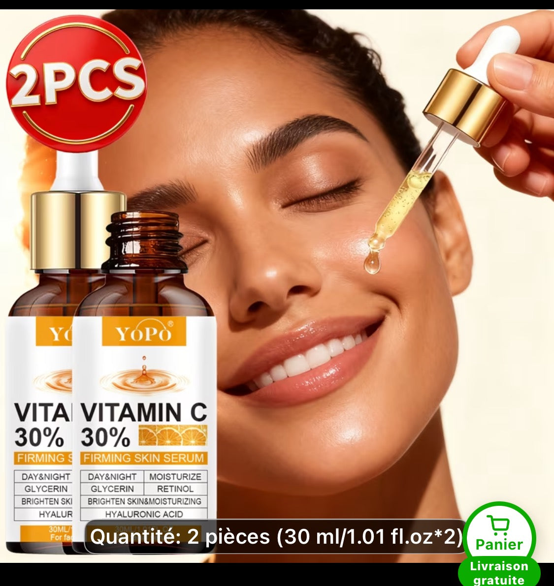 Gommage pour visage