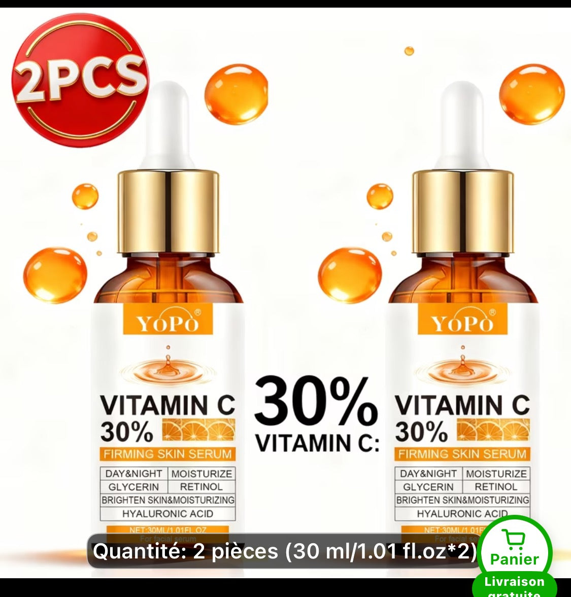 Gommage pour visage