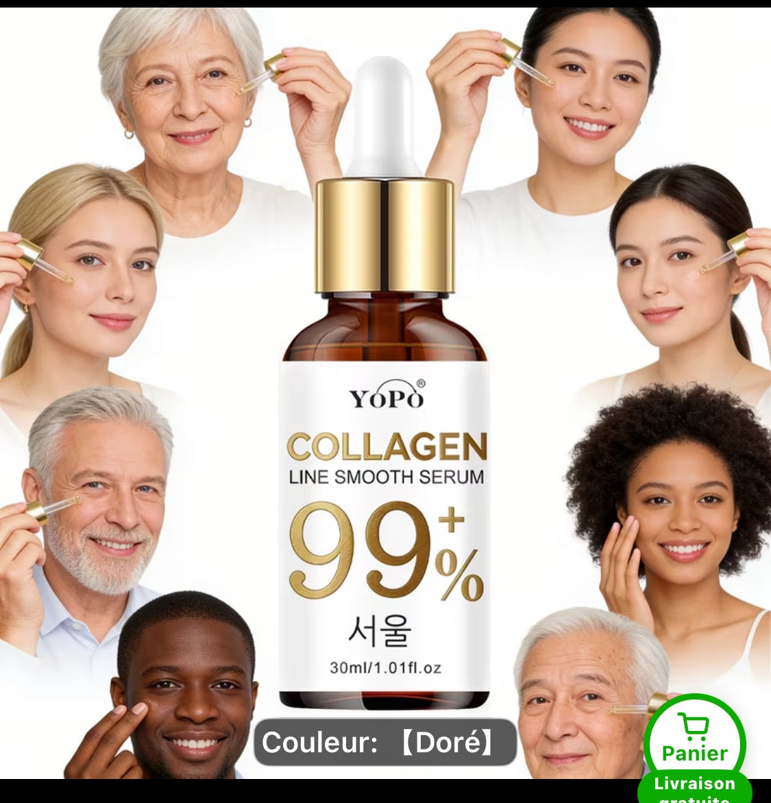 Collagène au visage