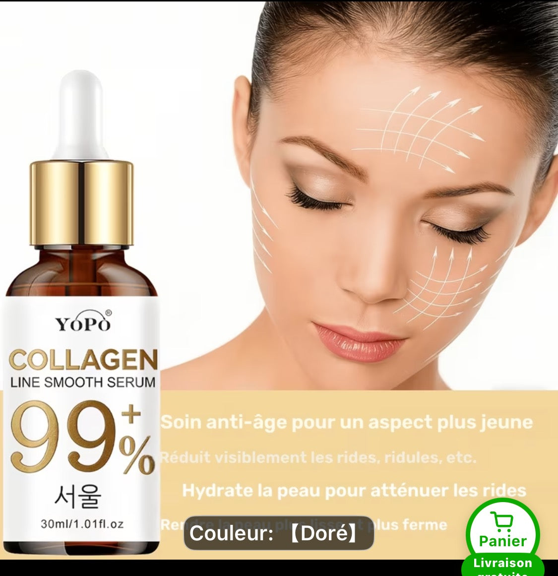Collagène au visage