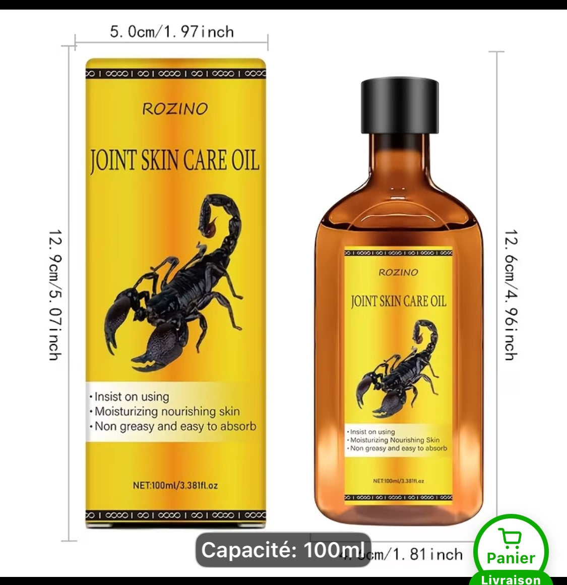 Huille de massage