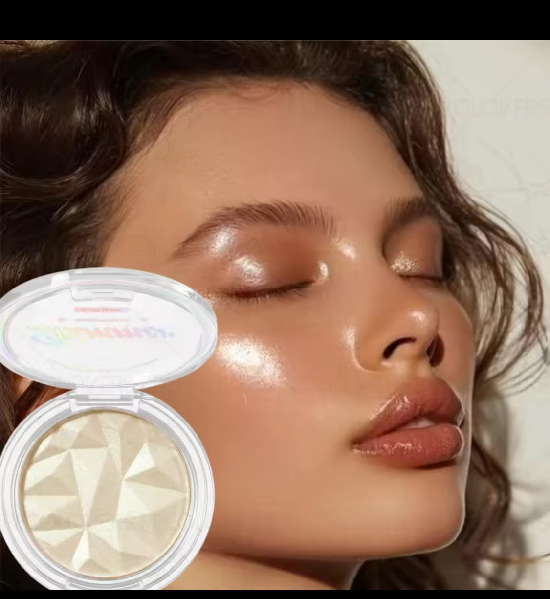 Poudre au visage élégante