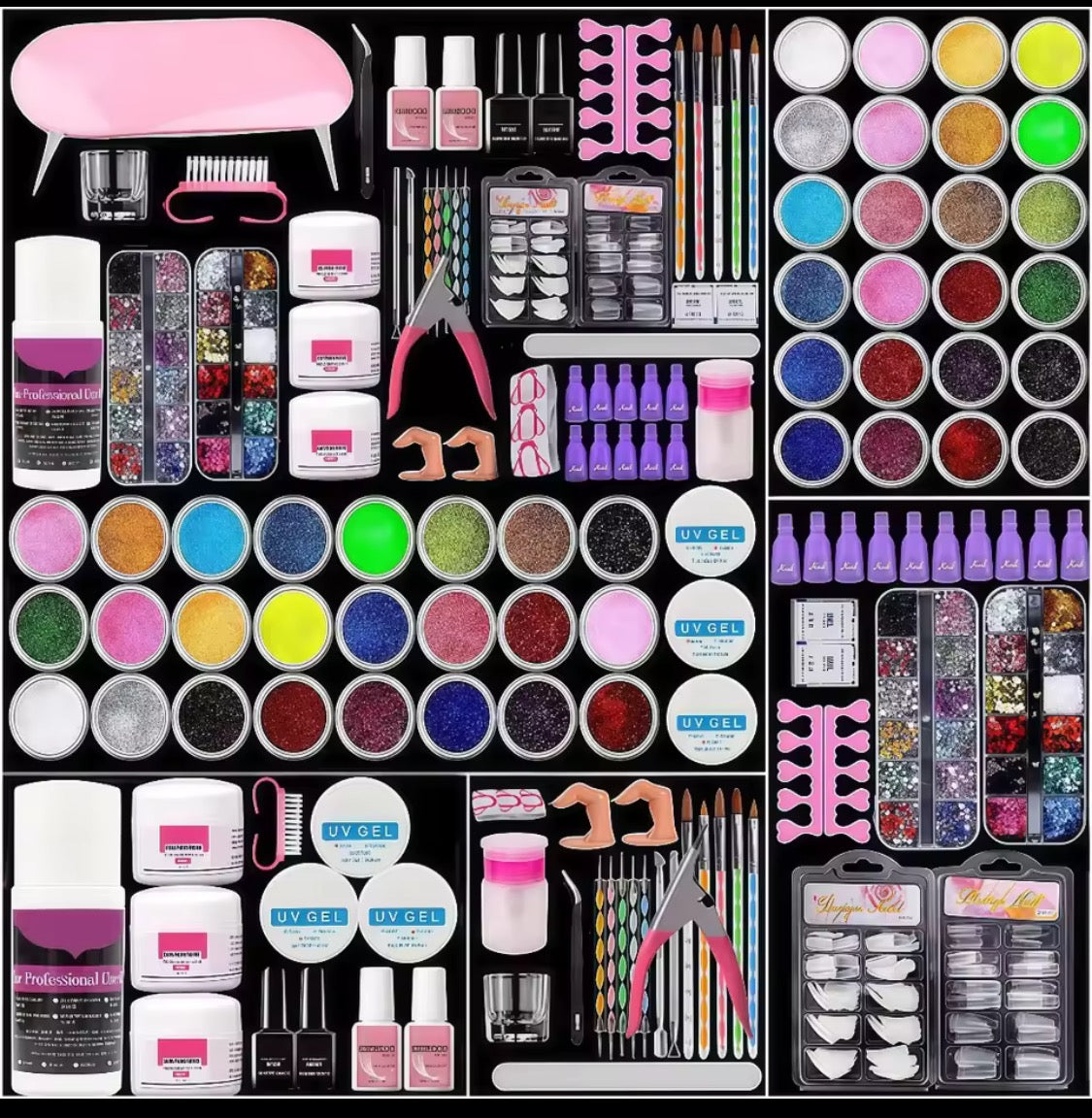 Kit d ongles en acrylique