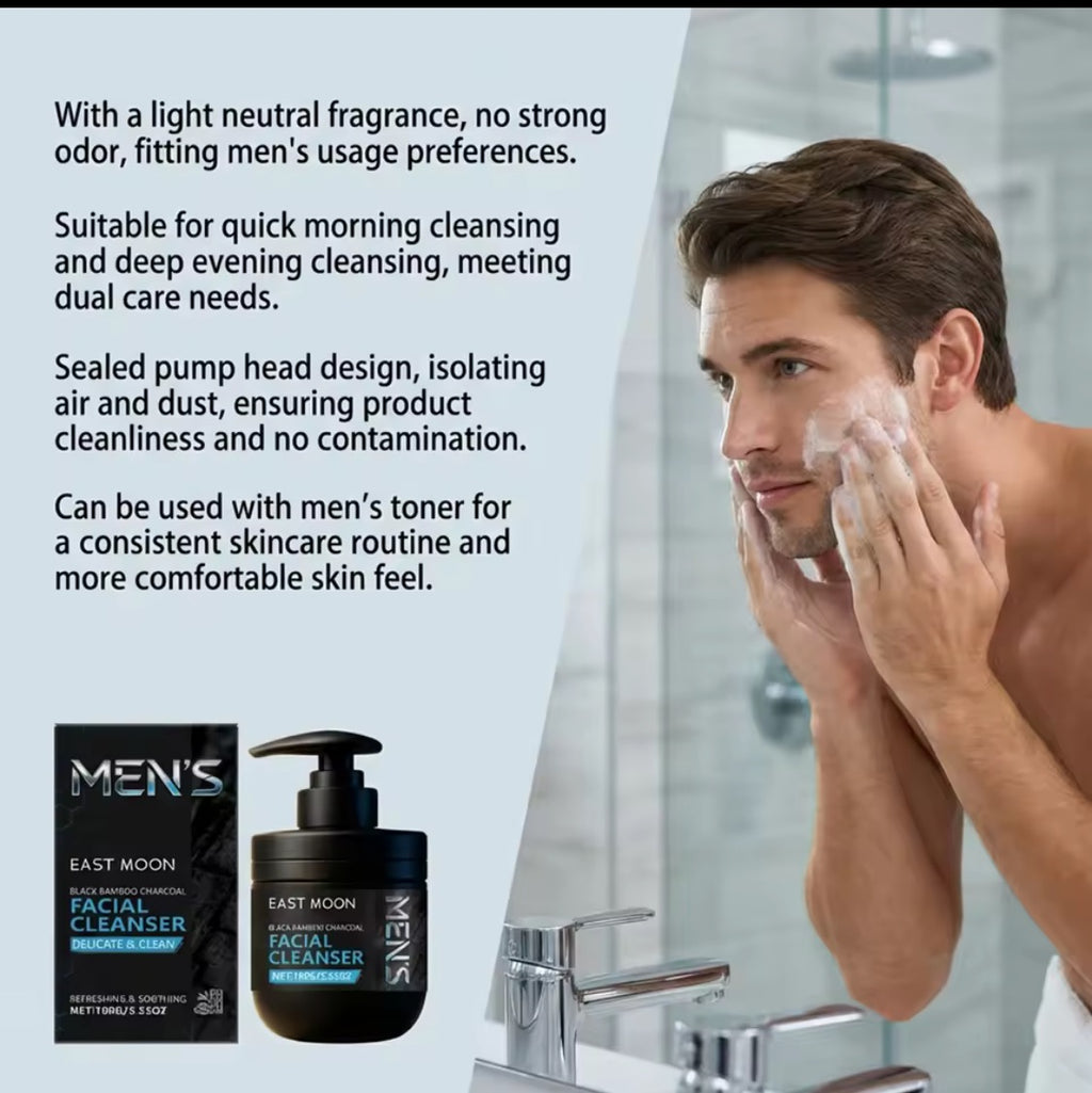 nettoyant, visage pour homme