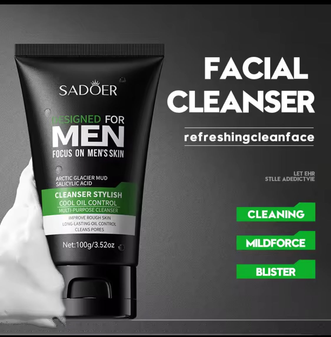 nettoyant visage pour homme