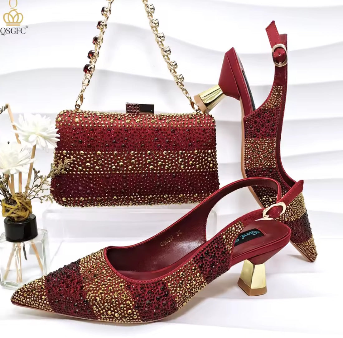 ensemble, chaussures et sac de luxe