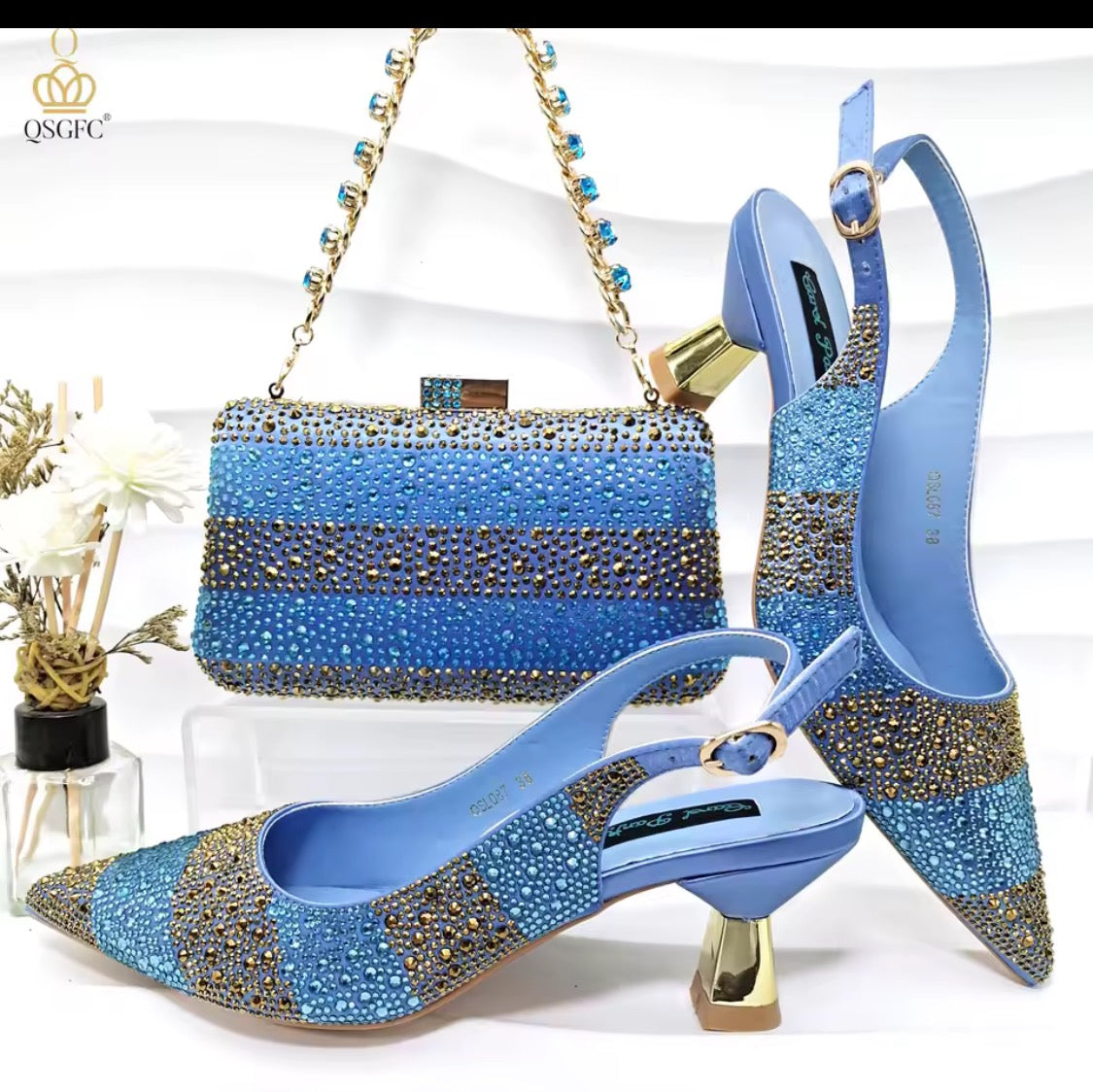 ensemble, chaussures et sac de luxe