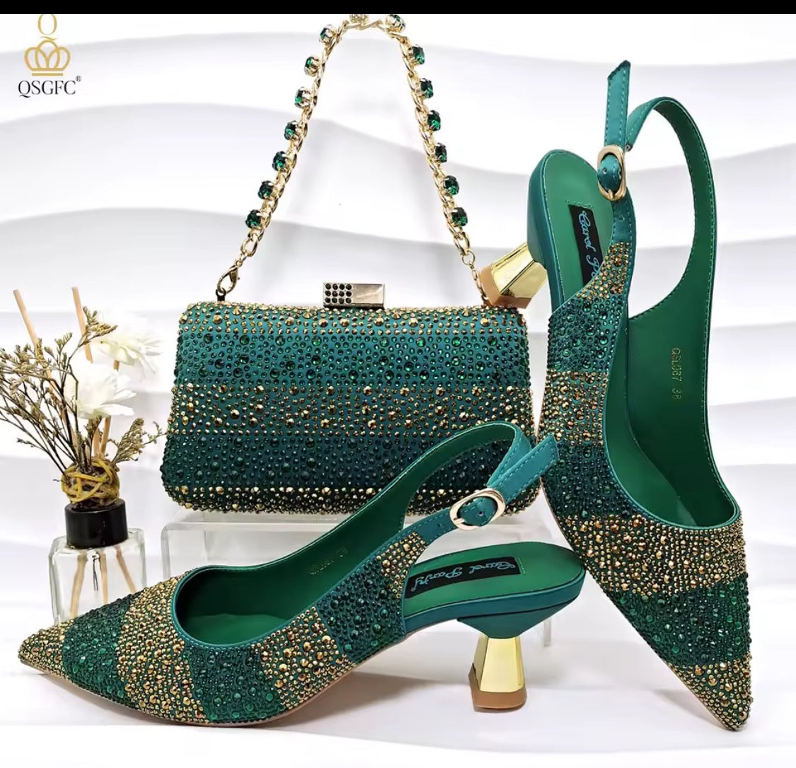 ensemble, chaussures et sac de luxe