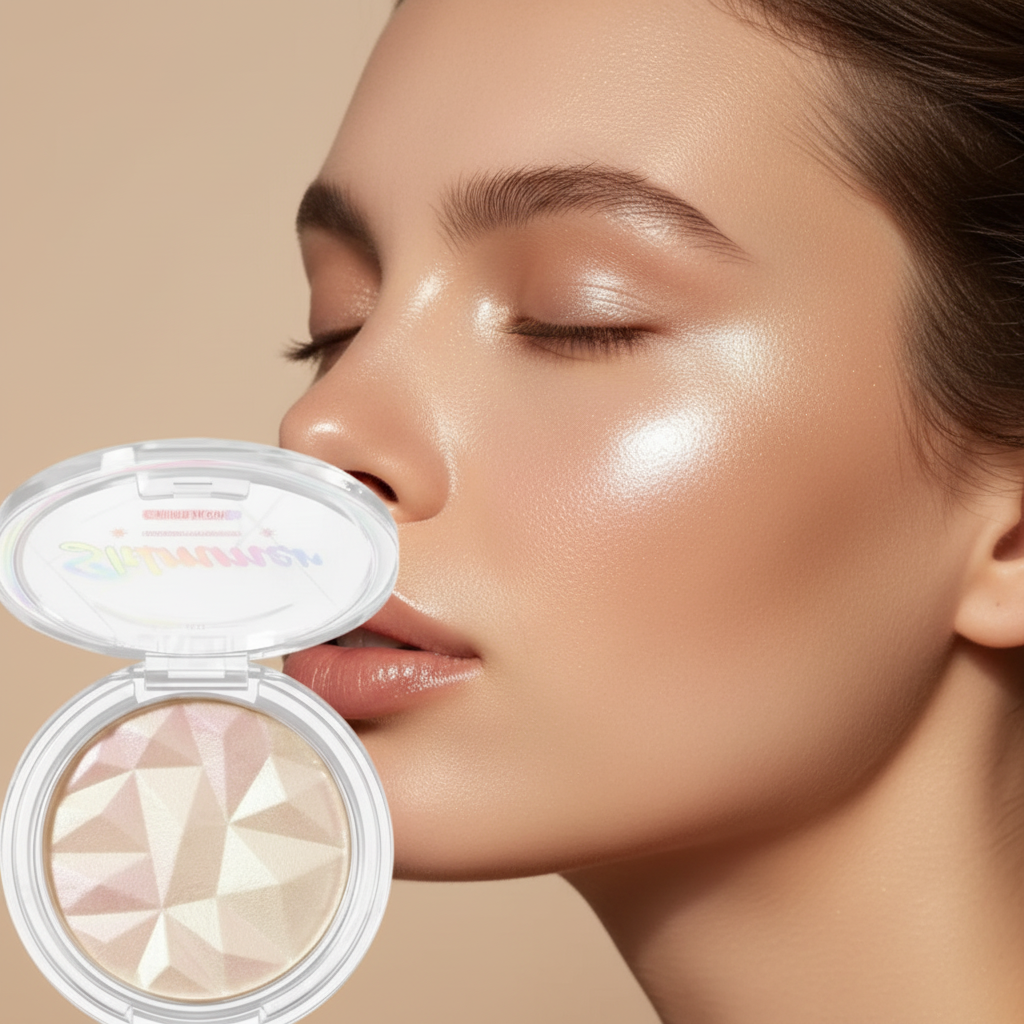 Poudre au visage élégante
